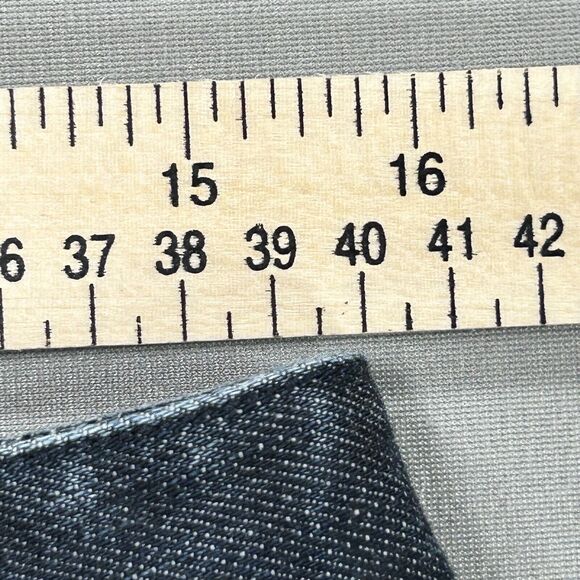 Talbots Skirt Women 10 Blue Jean Denim Knee Length Pockets Cotton Casual Stretch - Picture 4 of 14